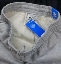 新品 adidas originals アディダス オリジナルス ビッグトレフォイル スウェット パンツ ジョガーパンツ トリコロール L グレー_画像6