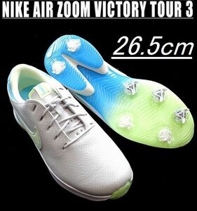 新品 2023年モデル 26.5cm NIKE GOLF Air Zoom Victory Tour 3 ナイキ ゴルフシューズ エアズーム ビクトリー ツアー ワイド DX9025-047