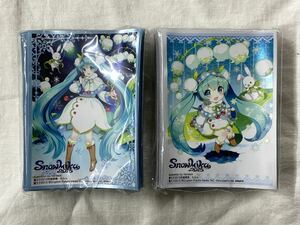 雪ミク スリーブ まとめて カードスリーブ イベント限定 SnowMiku 2015 雪ミク2015 初音ミク