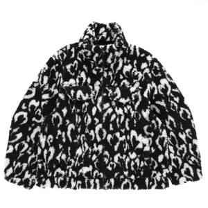 BASICKS 2023A/W ECO FLEECE HEART LEOPARD BLOUSON / フェイクファージャケット