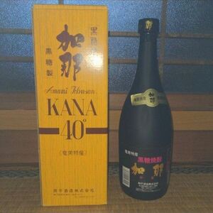 古酒　奄美特産　加奈　黒糖焼酎　720ml　40度　箱付き