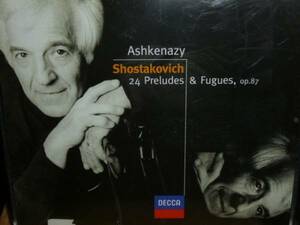 V・アシュケナージ ショスタコーヴィチ 24の前奏曲とフーガ DECCA輸入盤2枚組