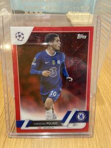 2022-23 Topps UEFA Club Competitions Japan Edition Red 1/5 1st No! Christian PULISIC 5枚限定 SSP!!