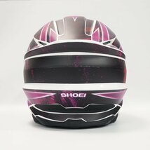 VFX-WR用 ヘルメットデカール Mサイズ サイケデリック ピンク オフロード ショウエイ_画像6