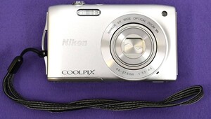 【動作確認済み】 Nikon COOLPIX S3300 NIKKOR 6X ニコン コンデジ クールピクス デジタルカメラ 付属品電池 充電器無し