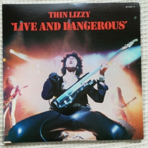 Thin Lizzy live and dangerous シンリジー ライブ　アンド　デンジャラス　レコードLP中古