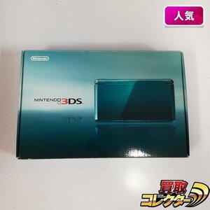 gH587a [箱説有] ニンテンドー3DS アクアブルー 本体 / NINTENDO 3DS AQUA BLUE | ゲーム X