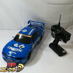 mBM978c [ジャンク] タミヤ 1/10 電動RC カルソニック スカイライン GT-R ＋ 送信機 フタバ メガテックジュニア | ラジコン T