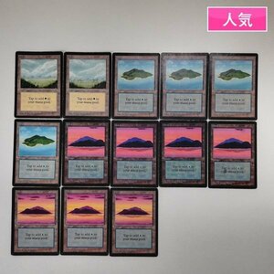 sA205o [訳あり] MTG 基本土地 計13枚 Plains 2枚 Island 11枚 LEB