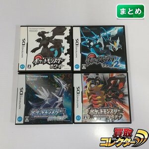 gH742a [箱説有] DS ソフト ポケットモンスター ホワイト ブラック2 ダイヤモンド プラチナ 計4点 | ゲーム X