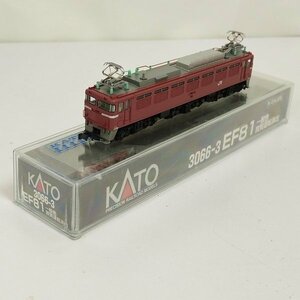 mP436a [人気] KATO Nゲージ 3066-3 EF81 電気機関車 一般色 敦賀運転派出 | 鉄道模型 H