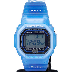 1円〜 未使用！ 腕時計 CASIO カシオ G-SHOCK Gショック GW-5600KJ-2JR ソーラー 国際イルカクジラ会議 イルクジ ブルースケルトン メンズ