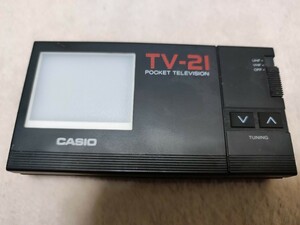 昭和レトロ　CASIO TV-21　懐かしいポケットテレビ