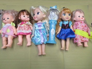 人形 赤ちゃん ベビー 抱き人形 衣装付き 女の子　5個　 中古品
