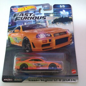 新品★Hot Wheels Nissan Skyline GT-R［BNR34］