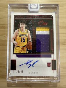 Panini one and one Austin Reaves 23/25 RPA Lakers NBA Basketball 直筆 サイン カード 