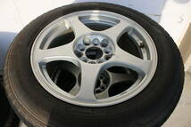 GOODYEAR ICENAVI7 205/60R16　18年製 アルミセット　4本　バリ山　ET50　5穴マルチ_画像3