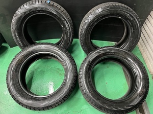 ★中古　タイヤ　4本セット　225/60R17　ヨコハマ　アイスガードG075　2019年製　8部山　フーガ　スカイライン　エルグランド　デリカD５　