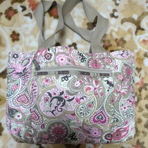 レスポートサック LeSportsac 花柄　ハンドバッグ　中ポケット1_画像1