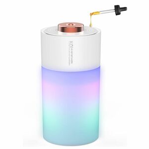 加湿器 卓上 300ml 小型加湿器 超音波式 卓上静音 アロマディフューザー