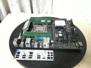 M1487 ASUS X99-E + Core i7-6850K + メモリー32GB LGA2011-3 マザーボードセット　動作品 全国送料無料