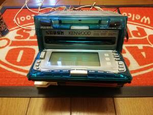 希少動作品!ケンウッド製2DIN CD/MDデッキ DPX-7100MDi 20周年記念モデル スケルトン 説明書付き！