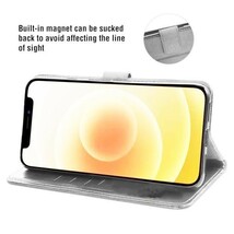 E 黒 iPhone 11 Pro Max ケース カード収納 手帳 ブック式 丈夫 カバー 衝撃 保護 守る ポケット付き スタンド 紐 磁石 ストラップ レザー_画像6