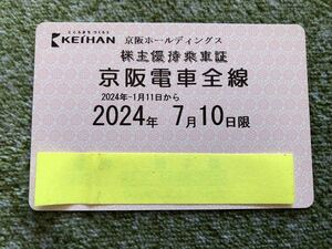 ◆京阪電気鉄道◆ 株主優待乗車証 電車全線 定期　女性名義