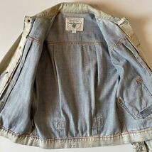 【希少】RRL “Repaired Denim Jacket” S デニム ジャケット ウエスタン ワーク Ralph Lauren ヴィンテージ リペア パッチワーク ブリーチ_画像7