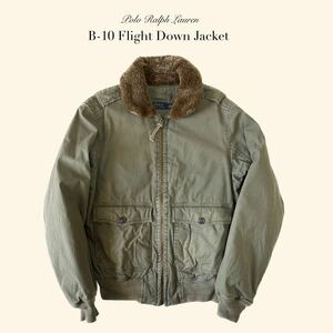 Polo Ralph Lauren “B-10 Flight Down Jacket” S フライト ミリタリー ダウン ジャケット ラルフローレン RRL ヴィンテージ