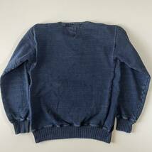 RRL “Indigo Dyed Sweat” S インディゴ 両V スウェット 針抜きリブ Ralph Lauren ヴィンテージ_画像5