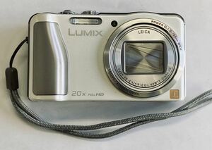 B 通電確認済 Panasonic LUMIX DMC-TZ30 20x コンパクトデジタルカメラ バッテリー付き デジカメ ホワイト 白 中古品