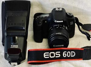 B キャノン Canon EOS 60D デジタル一眼レフカメラ / スピードライト430EXⅡ セット 動作未確認 ジャンク