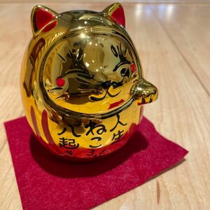 貯金箱ゴールド招き猫