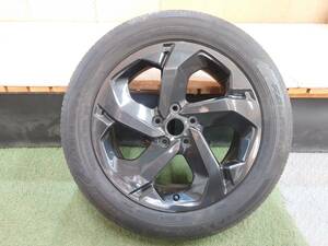 【美品】スバル フォレスター SK アルミホイール 18インチ ファルケンタイヤ 225/55R18 2021年32週 1本【R5-5204D-S】