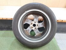 【美品】スバル フォレスター SK アルミホイール 18インチ ファルケンタイヤ 225/55R18 2021年32週 1本【R5-5204D-S】_画像6