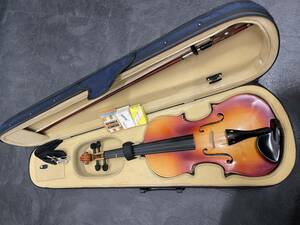 [S12-4]【現状品】Bestler ベスラー バイオリン 4/4サイズ ヴァイオリン 弓 ハードケース付 練習 弦楽器 初心者向け