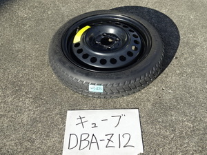 キューブ　22年　DBA-Z12　スペアタイヤ　ブリジストン　T125 70 D15 95M　1本　2010年製