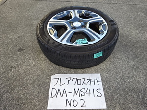 フレア　クロスオーバー　28年　DAA-MS41S　アルミホイール付タイヤ　KUMHO　SOLUS　TA31　165 60 R15 77H　1本　2021年製　No2