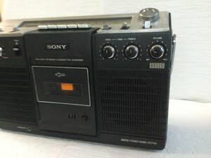 レトロラジカセ　SONY CF-2400 電源コードなし　matrix stereo sound system