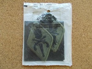 【2枚組】米軍実物 IRA GREEN INC.社 徽章 パッチ刺繍ワッペンUS ARMY /湾岸戦争NAVYミリタリーARMYアメリカ軍 部隊章サバゲー制服