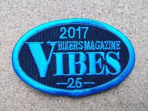 2017 VIBES バイブズ ミーティング 25th 限定 記念 ワッペン パッチ/B 新潟 苗場 ハーレーダビッドソンharley davidson ツーリング パッチ