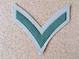 90s 米国 陸軍ARMY階級章 一等兵 プライベートＥ２パッチ刺繍ワッペン腕章/NAVYミリタリーARMYアメリカ軍 部隊章