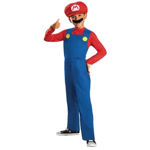 マリオ　衣装、コスチューム　子供男性用　mario classic　コスプレ