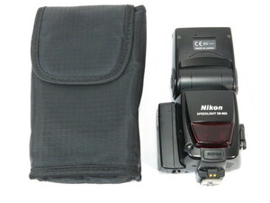 [ б/у товар ]Nikon SPEEDLIGHT SB-800 Nikon стробоскоп расширение блок батарей SS-900 с футляром [ труба NI1907]