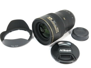 Nikon AF-S NIKKOR 16-35mm F4G ED VR ナノクリスタル レンズ HB-23 純正レンズフード付き ニコン [管NI1929]