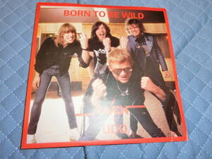 RAVEN+UDO/BORN TO BE WILD 輸入盤7inchEPレコード　盤面薄い擦り傷あり NWOBHM