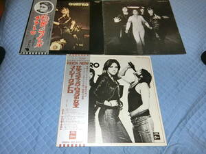 SUZI QUATRO 国内盤レコード3枚セット　サディスティックロックの女王,クアトロ白書、陶酔のアイドル