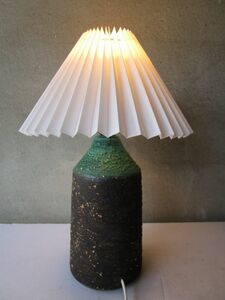 北欧スウェーデン 1970年代 Tilgmans 製陶所 卓上ランプ 35.5cmH スーホルム/ウェグナー/Le klint/アアルト/Fat Lava