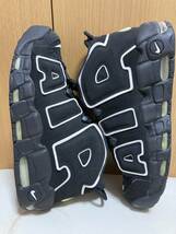 NIKE AIR MORE uptempo ブラック美中古品。_画像1